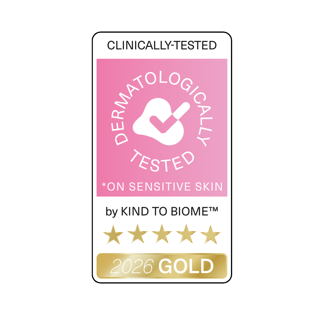 Dermatologically-Tested Gold seal