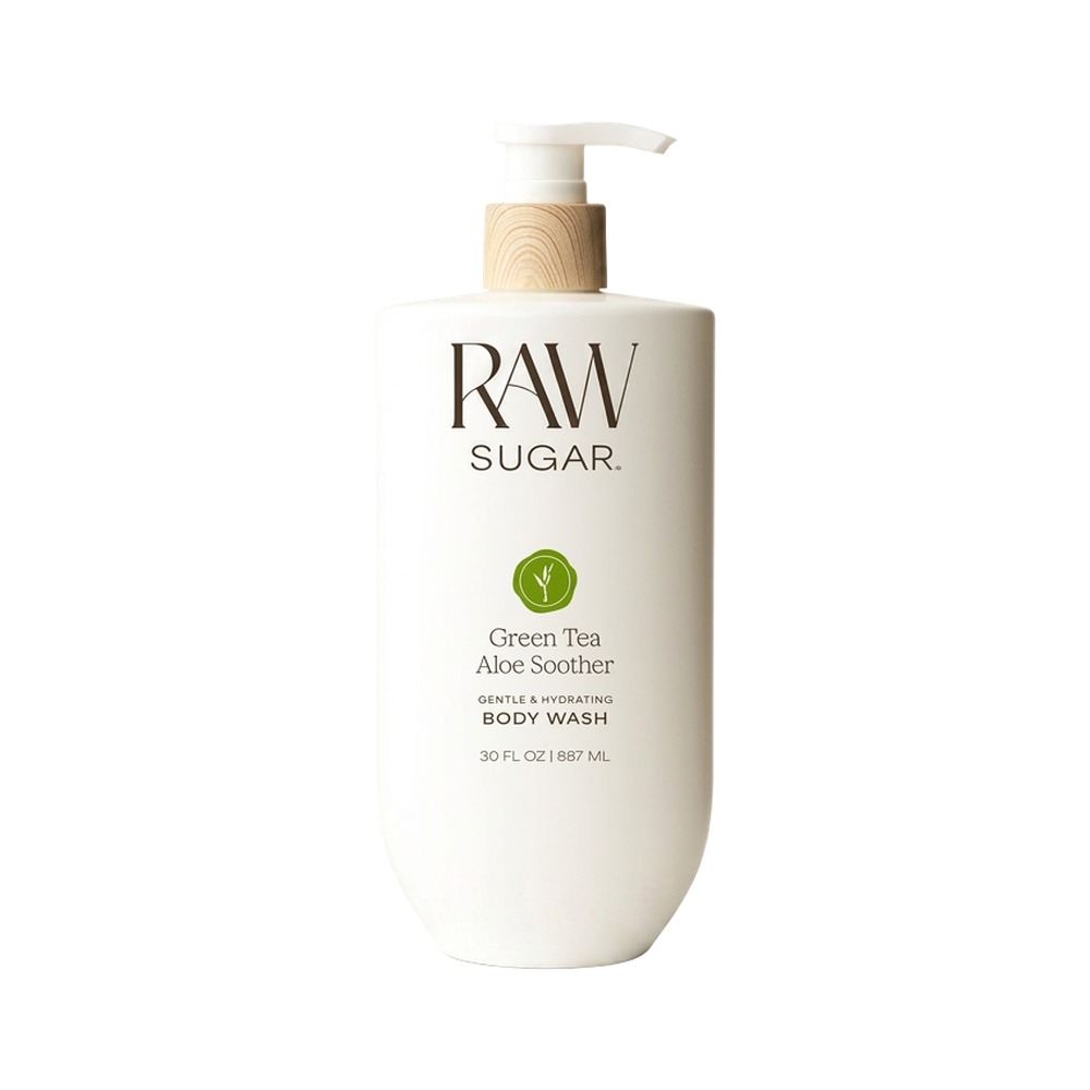 Raw Sugar Barrier Boosting Body Wash — Green Tea + Aloe