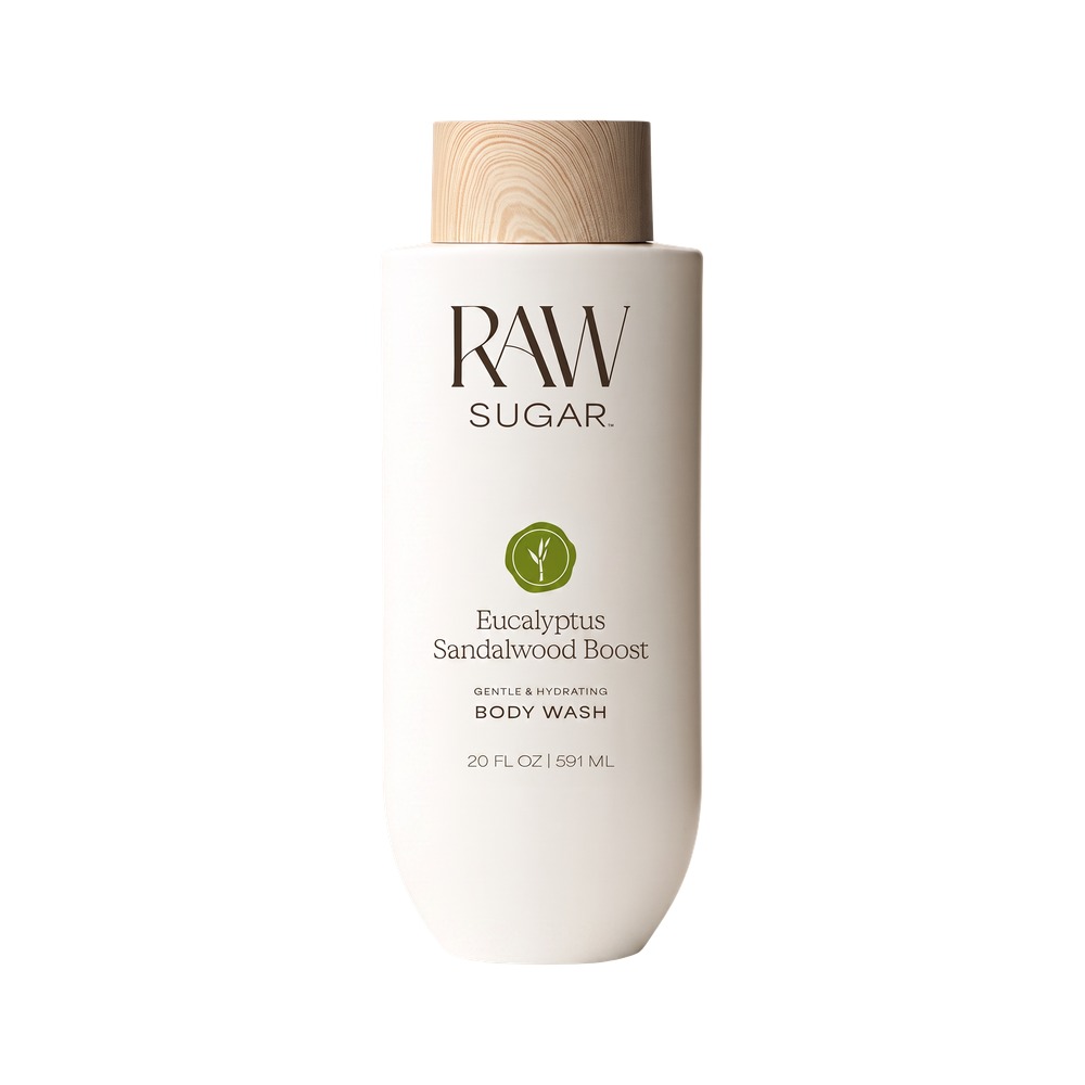 Raw Sugar Barrier Boosting Body Wash — Eucalyptus + Sandalwood