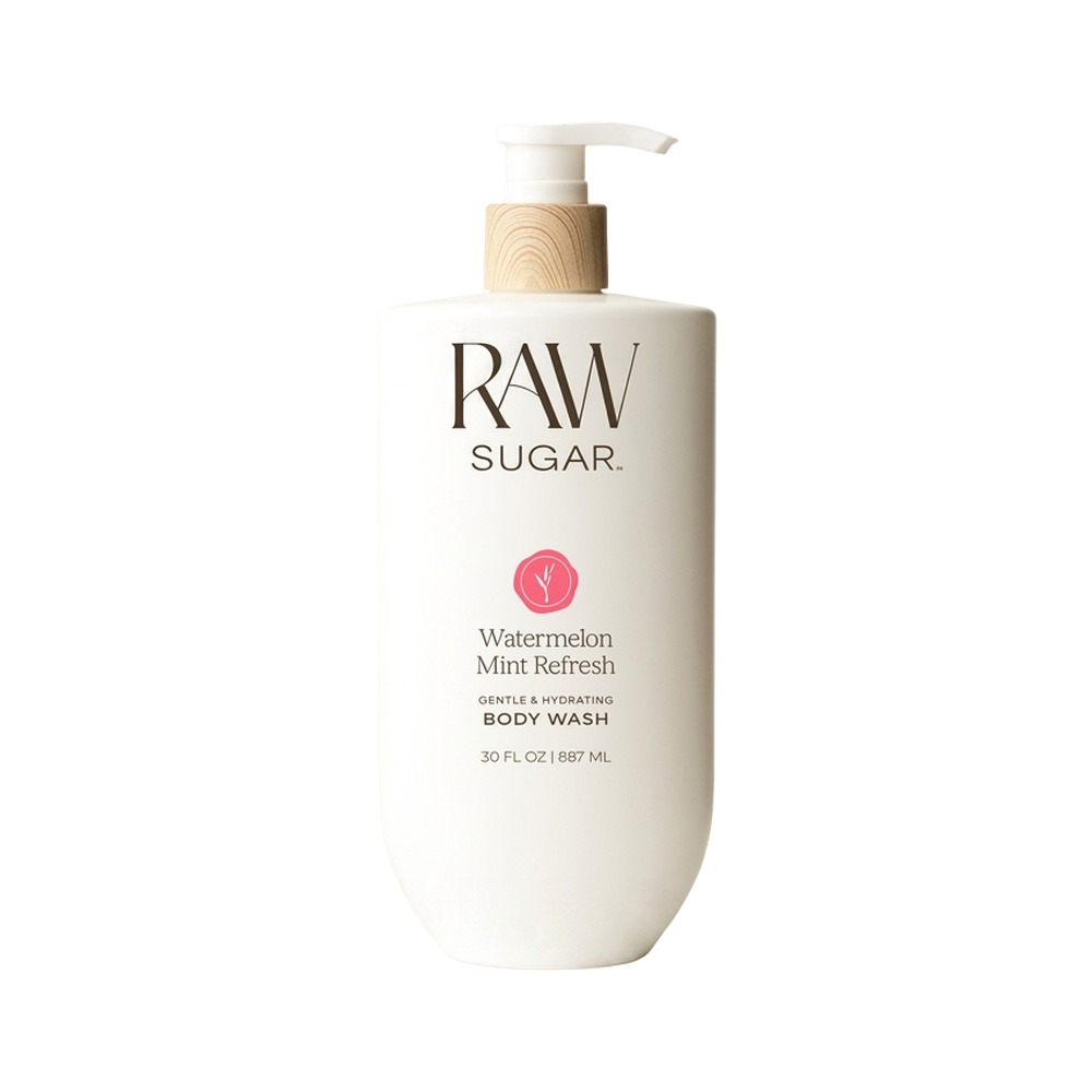 Raw Sugar Barrier Boosting Body Wash — Watermelon + Mint