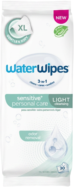 WaterWipes Sensitive+ Intimate Care Light