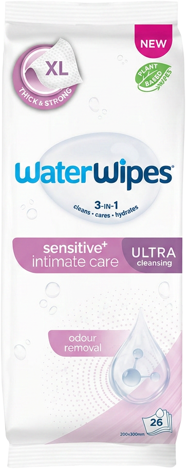 WaterWipes Sensitive+ Intimate Care Ultra